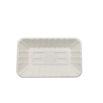 Disposable Biodegradable Bagasse Meat Tray for Supermarkets