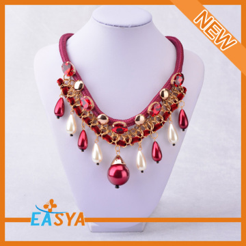 Best Sale Ruby Necklace Chunky Statement Necklace In Stock Ruby Beads Necklace Design