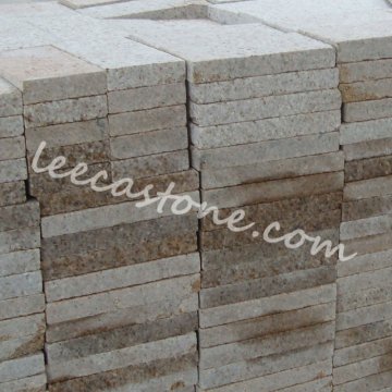 Yellow G682 tile pavement sidewalk