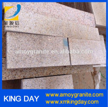 yellow granite kerbstone