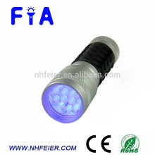 High quality pocket 14LED detection UV torchlight