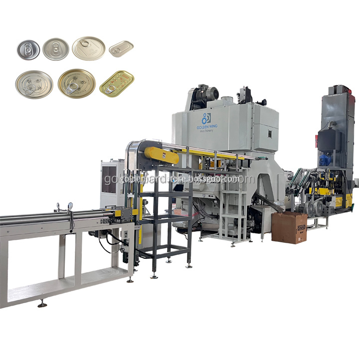 Aluminium tinplate shell bottom lid easy open lid easy open end  production line