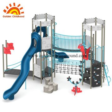 Castle Outdoor Playground Equipment Stainless Steel