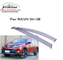 4Pcs Car Window Visor Shade Deflector for Toyota RAV4 2014-2018