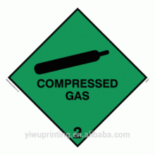 Compressed Gas Sign and mandatory Signs