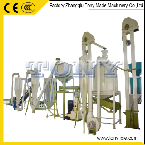 Fully Automatic 10t/H Capacity CE Approved Complete Biomass Pellet Production Line for Sale