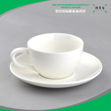 hospitality industry ceramic cup and saucer
