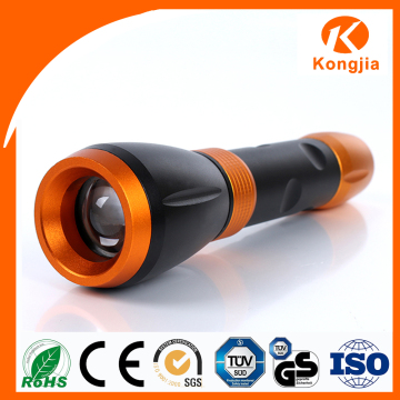 High Power Torch Aluminum Alloy Flashlight Zoomable Rechargeable Led Torch Light Led Grow Flashlight Corps