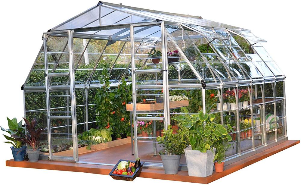 Beautiful design home garden use PC greenhouse polycarbonate