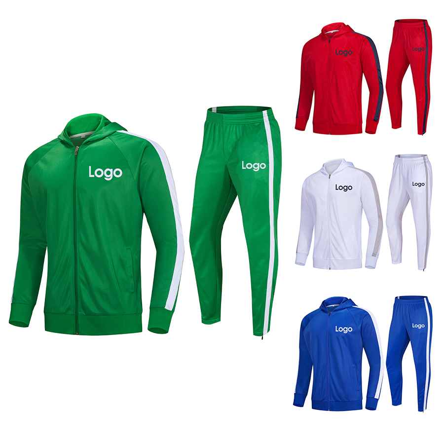 2021 Men's Athletic Sports Casual Running Jogging Sweatsuit