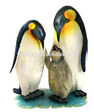 polyresin Penguin statue,polystone penguin model,resin animal figurine
