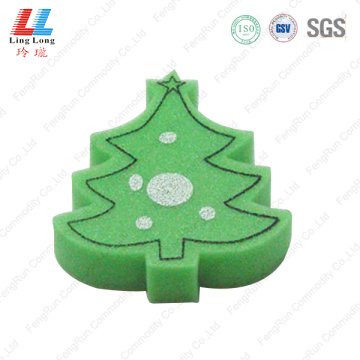 Tree style bath sponge