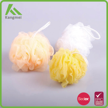 Colorful Pumpkin PE Mesh Bath Sponge