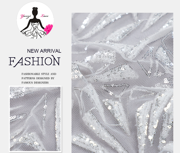 Crystal Sequined Fabric