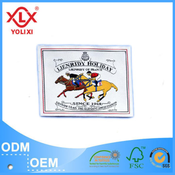 Factory price custom woven label low minimum