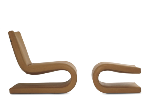 Modern Wooden Leisure Single Sofa Chair (D-65A+B)