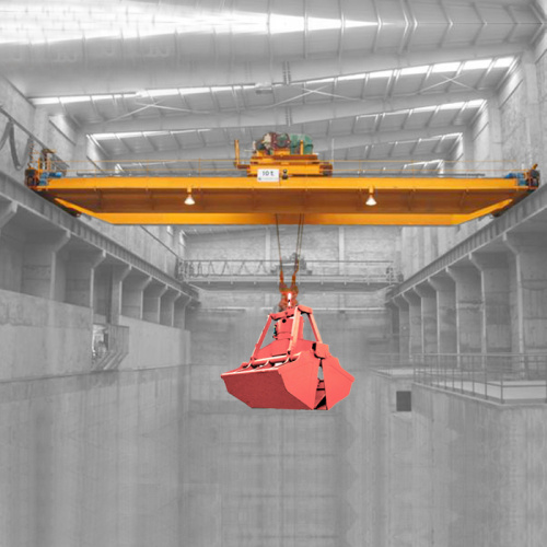 Double Girder Grab Bucket Overhead Travelling Crane