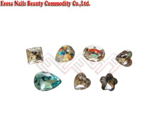 Nail Beauty / High Quality Foiled Point Backed Nail Art Rhinestones/ Art Nail Stones/ Nail Acrylic Stones