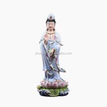 Hot Sale Religious Crafts: Ceramic Figurine Guanyin Buddha Statue