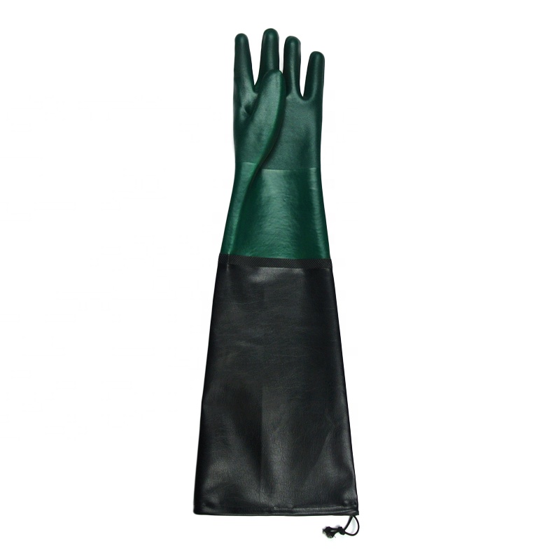 work gloves safety construction PVC gloves raincoat sleeve