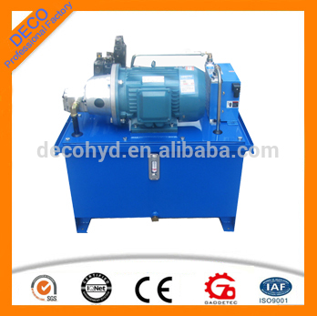 Gear pump type hydraulic pump unit