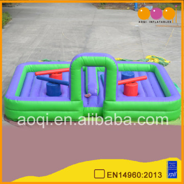 Gladiator Jousting Interactive Games Inflatable Gladiator fighting Arena for promotion
