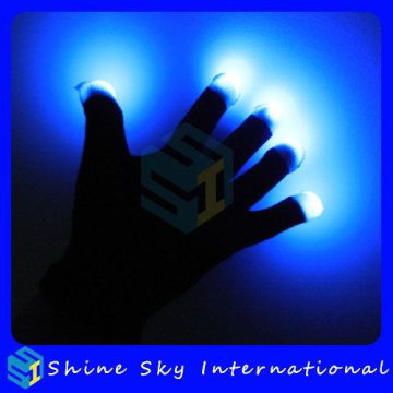 Contemporary Promotional Flashing Novelty Led Flashing Gloves