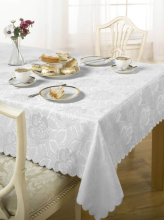 PU Coated Jacquard Tablecloth