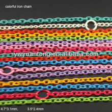 colorful chain for bracelet and necklace