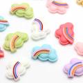 Wholesale Colorful Cloud Flat Back Resin Cute Cabochon For Handmade Craft Decor Beads Slime Phone Shell Ornaments