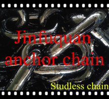 Black tarred studless chain from Qingda