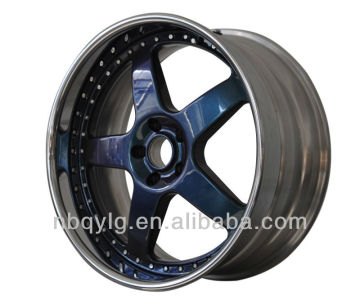 19" Three Piece Forged Wheel