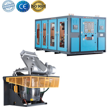 Small electric metal melt furnace for copper