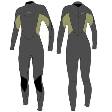 Seaskin Women's Zipper Pull Fullsuit Diving Wetsuits