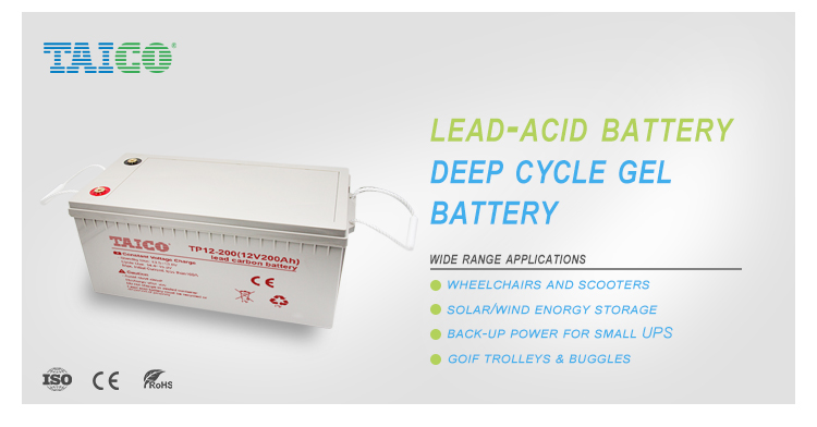 lead carbon battery Factory Rechargeable solar deep cycle battery 12v 100Ah 120Ah 150Ah 200ah Long life 3000 cycles