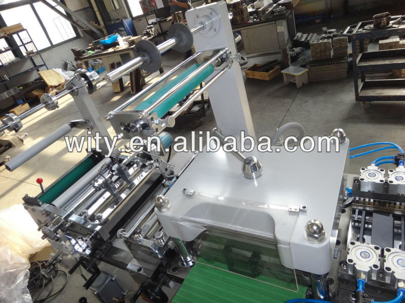 Adhesive Label Sticker Manufacturing Machine With Die Cutting, Punching ...