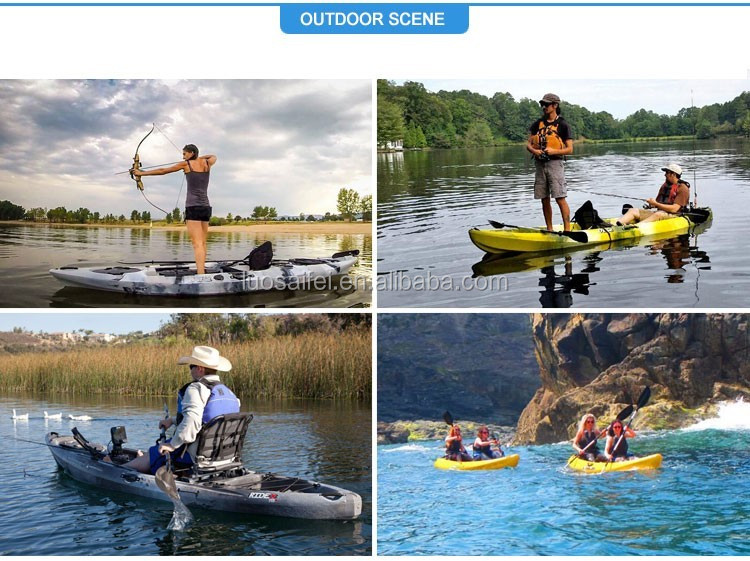 LLDPE Material and 1 Paddlers (Max) fishing kayak for USA