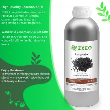 Aceite de semilla negra orgánica para piel radiante y cabello brillante