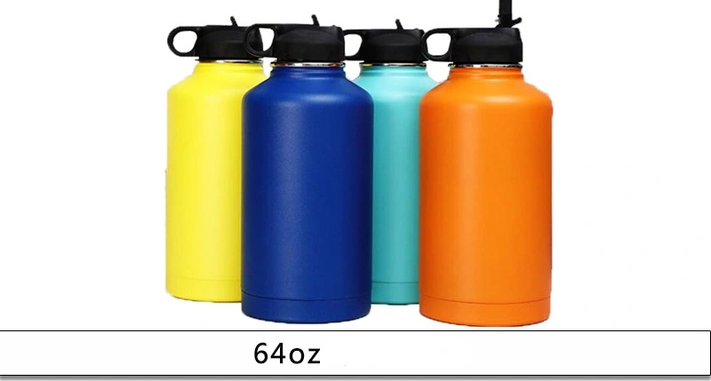 Wide Mouth Insulated Stainless Steel Vacuum Water Flask/ Bottle