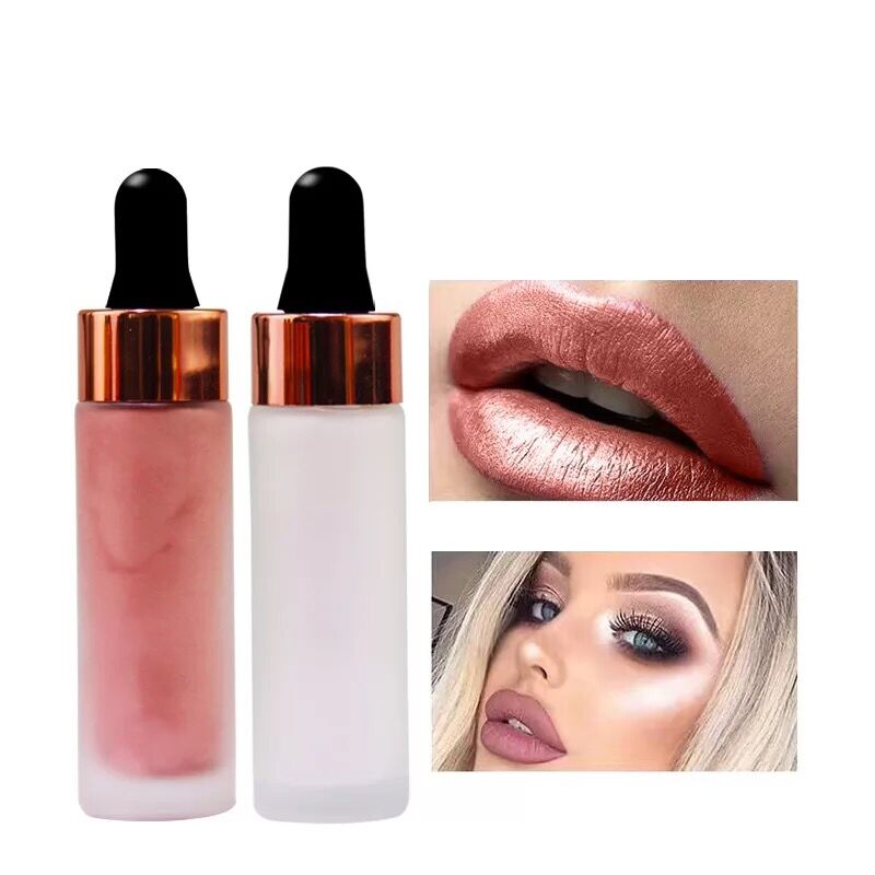 Private label makeup liquid highlighter makeup cosmetic highlighter high quality oem