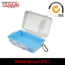 Waterproof Micro Case With Foam Sd Card Plastic Case airtight pc case