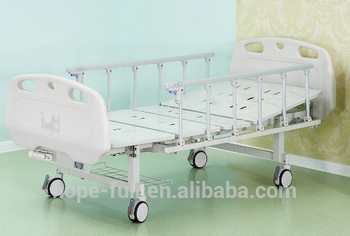 crank medical bed of one single function back rest up and down