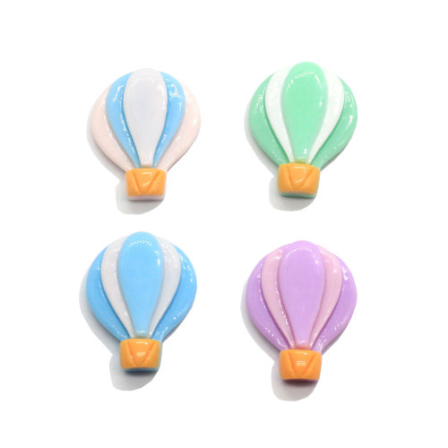 Flat Back Hot Air Balloon Shaped Resin cabochon Handgemaakte ambachten Decor Kralen Charms Telefoon Shell Decoratie Spacer