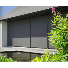 Motorized Blackout Zip Vertical Blind