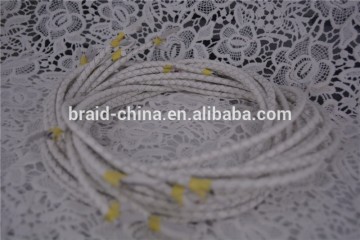 leather braid strip used for moibe phone USB cale/round braided