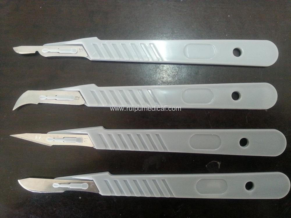 Sterile Medical Surgical Blade With Plastic Handle