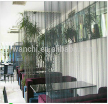 diamond-shaped stainless steel decorative chain link mesh/chain link curtain