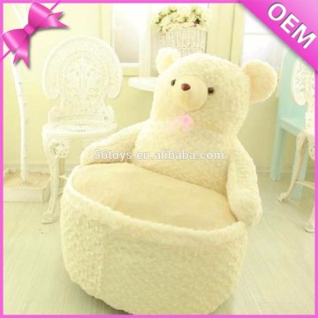 Super soft comfortable stuffed animal chair, plush animal sofa chair, plush bear chair