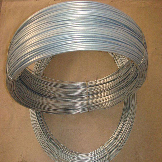 銀色の電気亜鉛めっき鉄ワイヤーループ