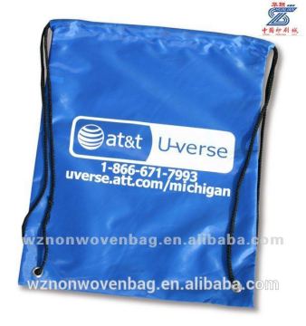 2017 Custom 210d polyester advertisizement string bag